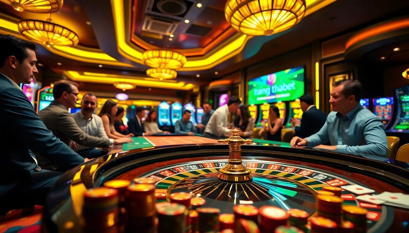 Experience the thrill of 'trang chủ thabet' with vibrant casino games and excitement.
