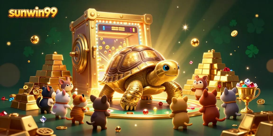 Experience thrilling wins with sunwin99 at our lively animated casino scene featuring vibrant treasures.
