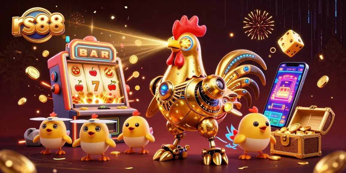 Engage in thrilling gaming at rs88 with dynamic 3D illustrations of exciting casino elements.
