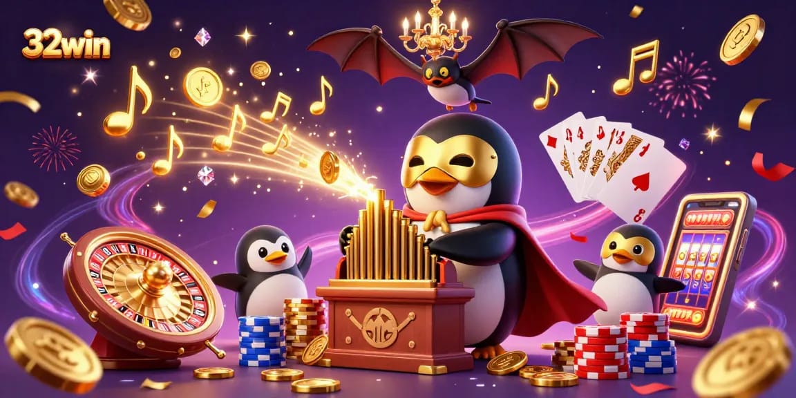 Engage with 32win's vibrant casino scene filled with exhilarating games and dynamic action.