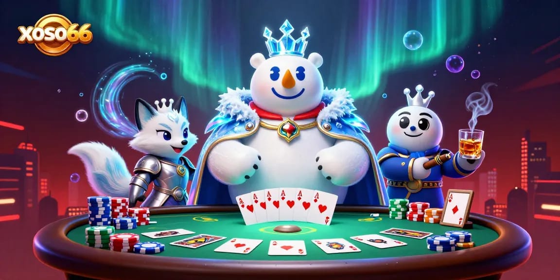 Experience the excitement at xoso66 with vibrant poker action and immersive 3D characters.