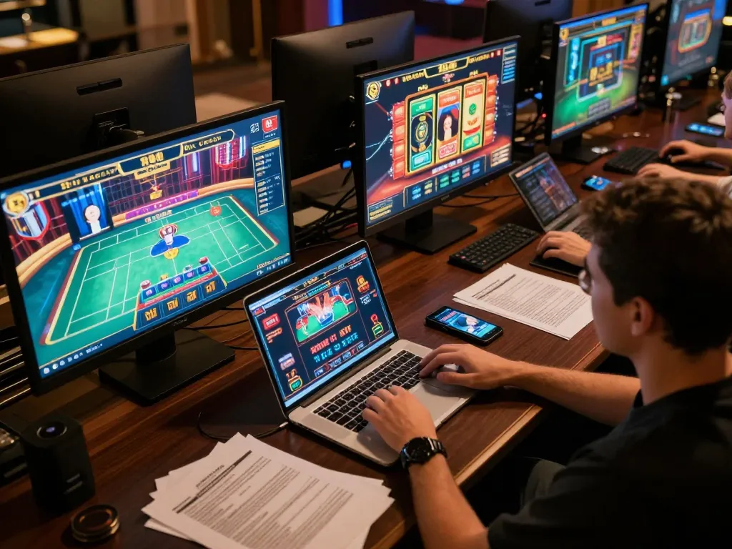 Experience thrilling gameplay at cổng game 79club with an engaging online gaming session featuring multiple screens