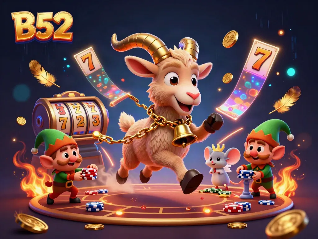 Experience the thrilling atmosphere of the B52 holiday-horror casino with Krampus, angels, and mischievous elves in action.