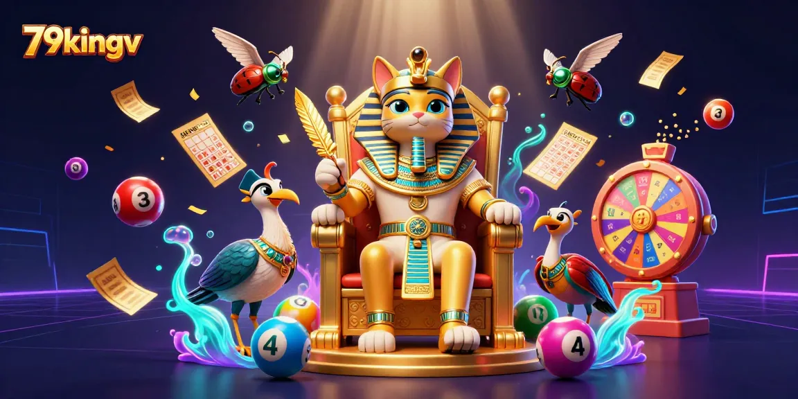 Engage in thrilling lottery games with 79kingv's vibrant dynamic imagery of wins, excitement, and colorful elements.