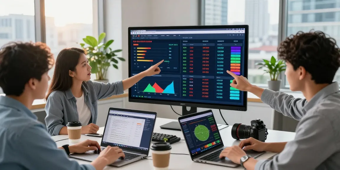Sports betting analysis team discussing tỷ lệ kèo nhà cái in a modern office setting