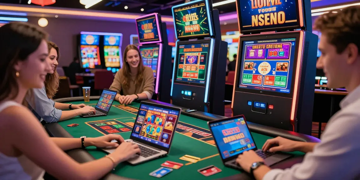 Players at a credit card casino enjoying games with Visa and Mastercard options.