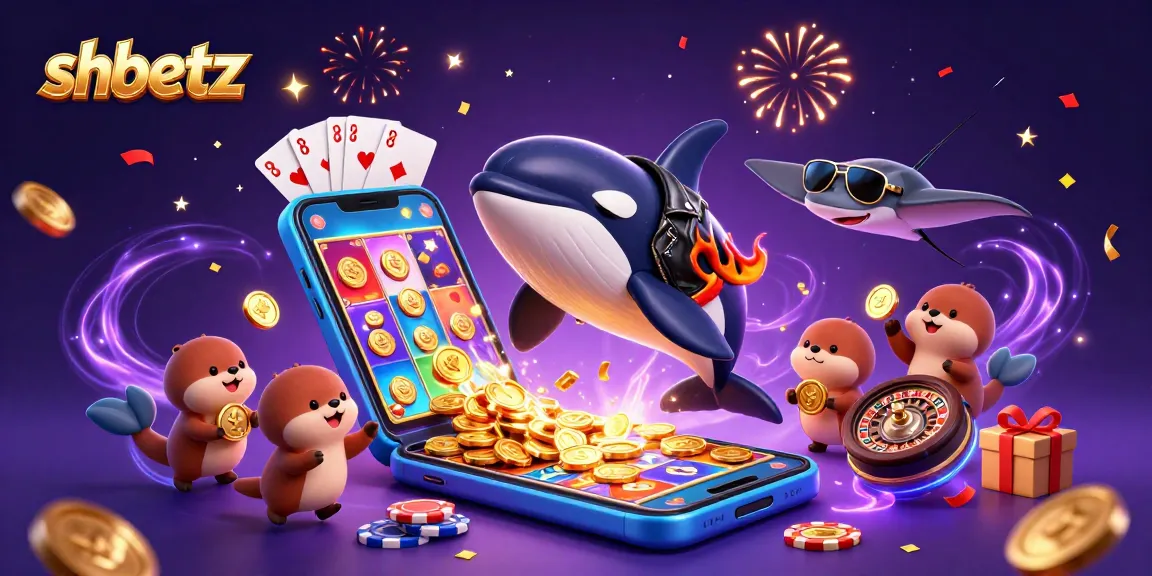 Experience thrilling gameplay at shbetz with 3D cartoon characters and exciting casino elements.