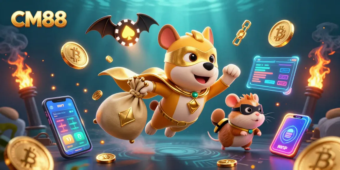 CM88's superhero dog and sidekick deliver thrilling gaming adventures with crypto elements.