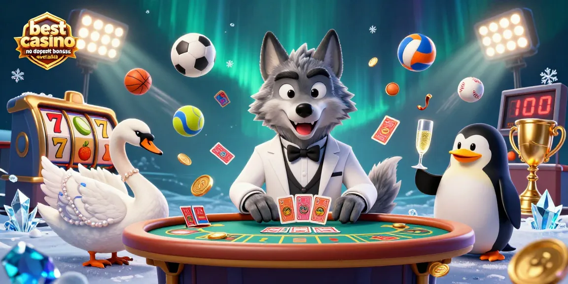 Engage with the best casino no deposit bonuses Australia featuring animated characters enjoying the thrill of gambling.