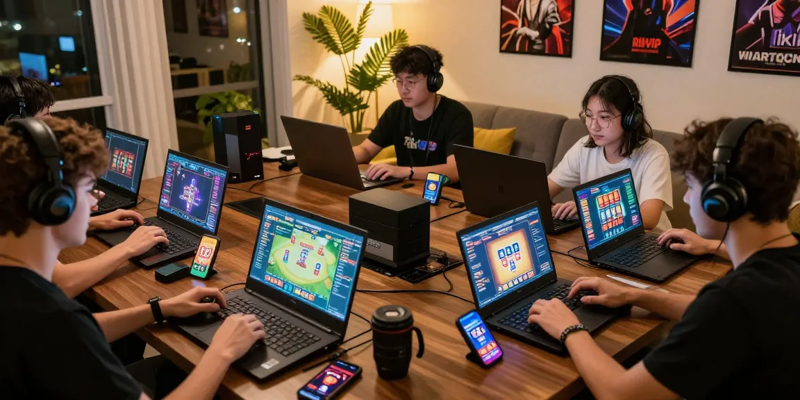 Players enjoying games on Rikvip in a cozy living room atmosphere