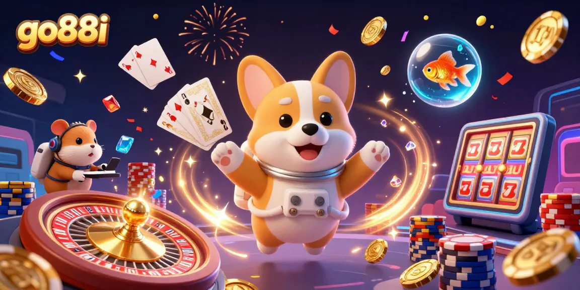 Join the action with go88i in a vibrant casino scene featuring exciting gameplay elements.