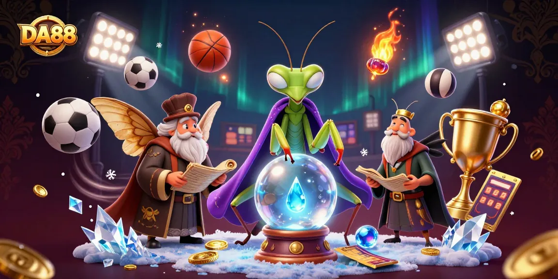 Engage with DA88's thrilling sports betting scene featuring vibrant characters and dynamic game elements.